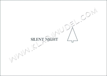 Postkarte: Silent Night